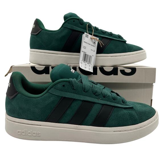 New Adidas Grand Court Alpha 00s Shoes Men\'s Size 10 Green Sneakers IH3847 main image 6